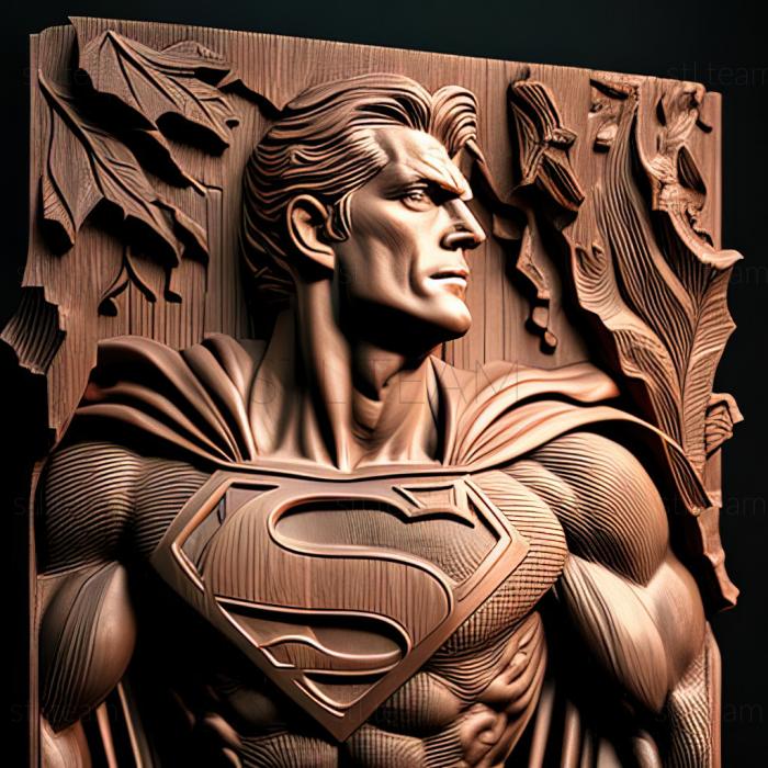 3D модель Супермен (STL)